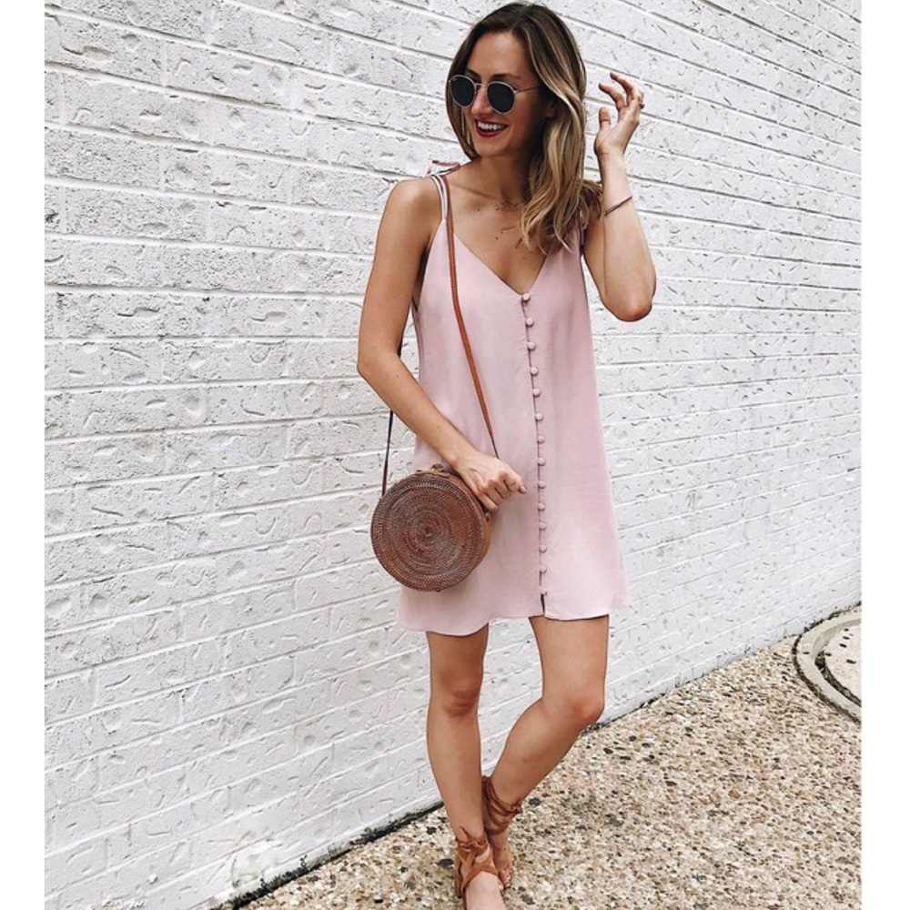 Topshop Molly Button Mini Slipdress NWT